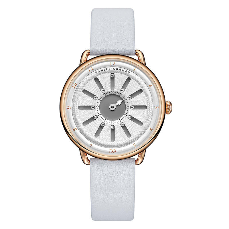 Daniel Gorman Gravity Series watch featuring a magnetic steel ball time display and futuristic design.