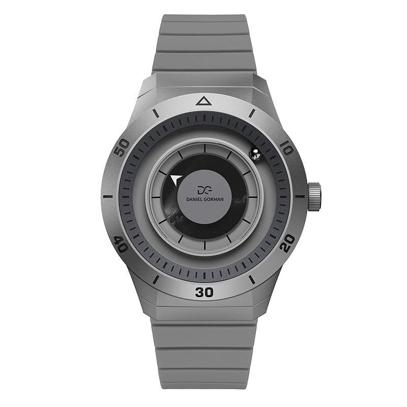 Daniel Gorman Sparkling Galaxy Series Quartz Gravity 2077 watch featuring a cosmic galaxy-inspired design with futuristic aesthetics.