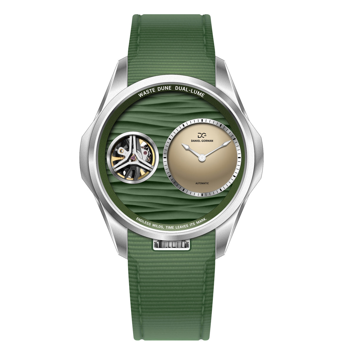 Daniel Gorman Desert Series Singing Sand.SC watch front view