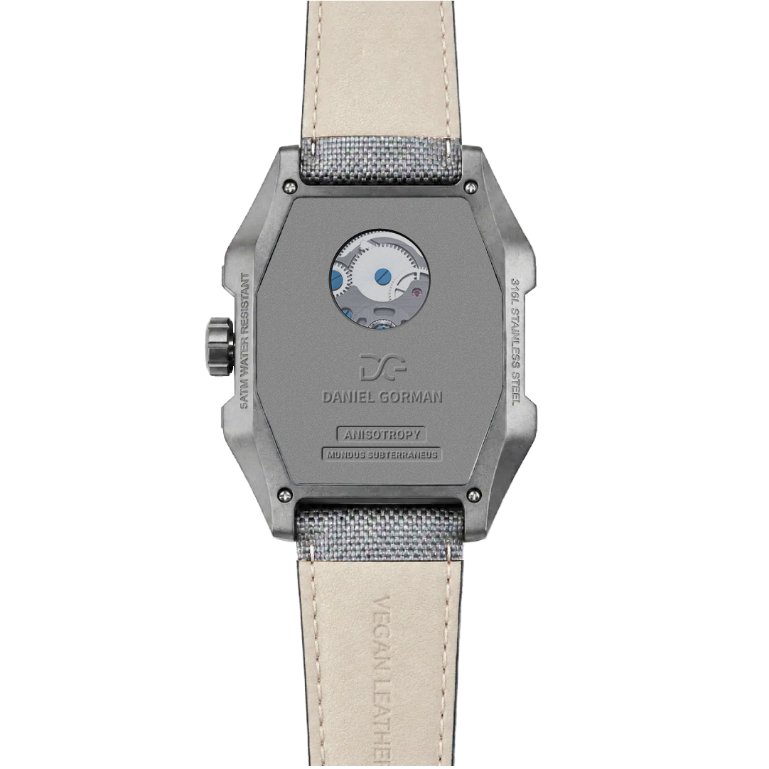 Daniel Gorman Inner Earth Series Anisotropy.SS watch caseback
