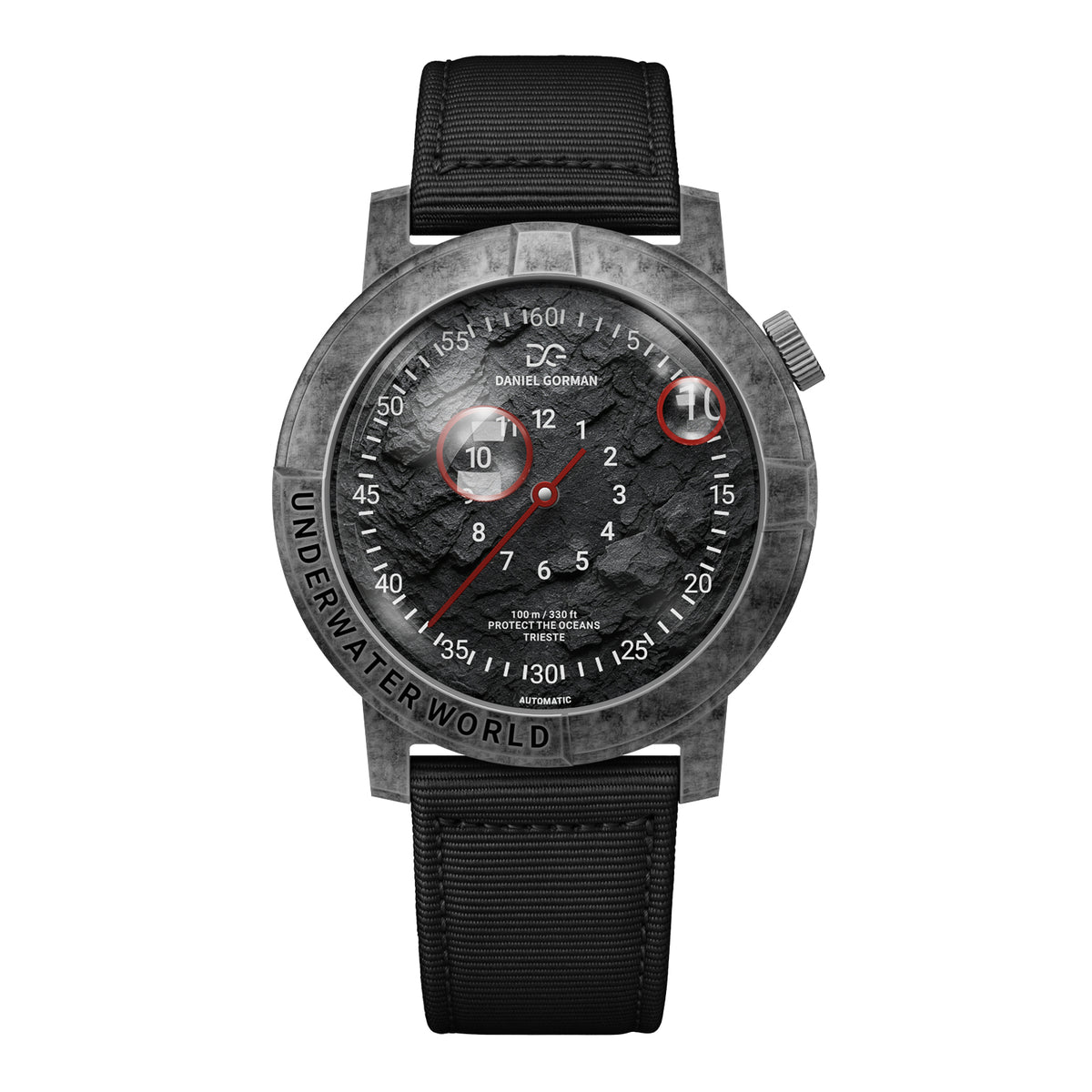 Daniel Gorman Ocean Series Trieste.QK watch front view