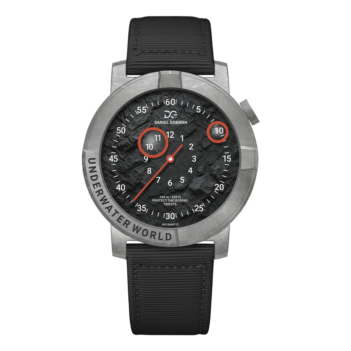 Daniel Gorman Ocean Series Trieste.QK watch front view