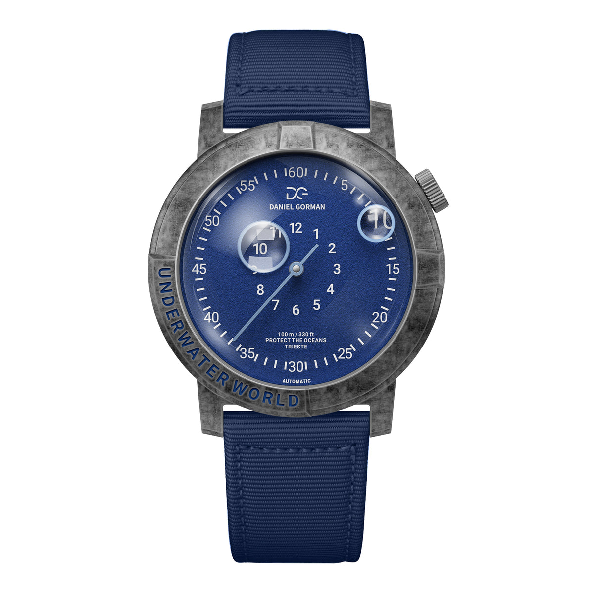 Daniel Gorman Ocean Series Trieste.QU watch front view