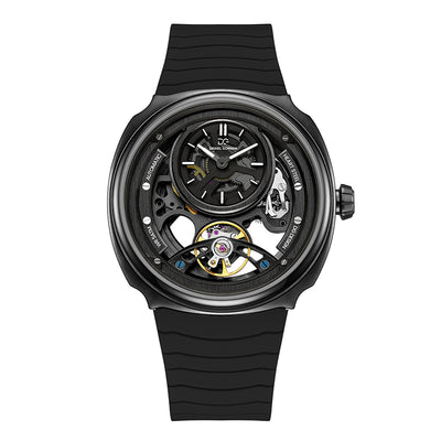 Daniel Gorman DG8127.KK mechanical watch front view featuring a luminous dial and stainless steel case design.