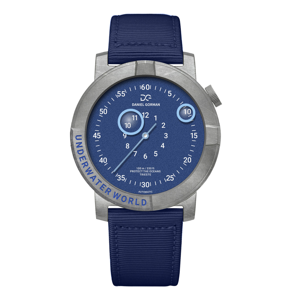 Daniel Gorman Ocean Series Trieste.QU watch front view